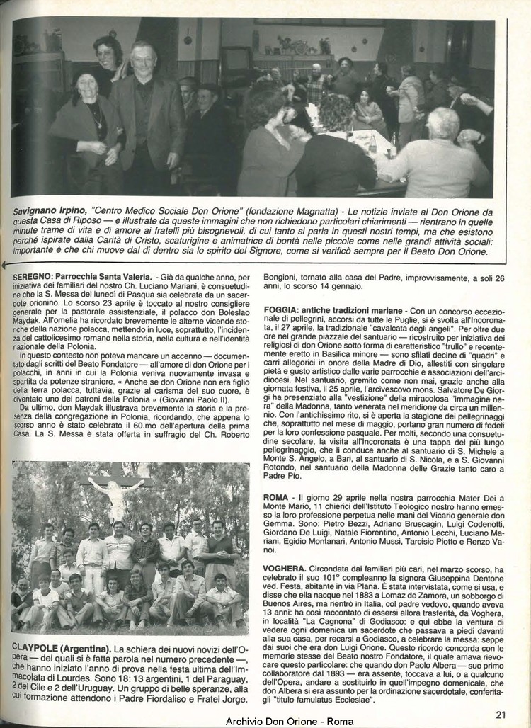 Don Orione, 79, 06, 01-06-1984, pagina 21