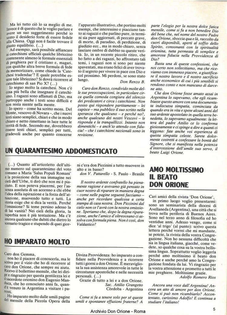 Don Orione, 79, 08, 01-10-1984, pagina 5