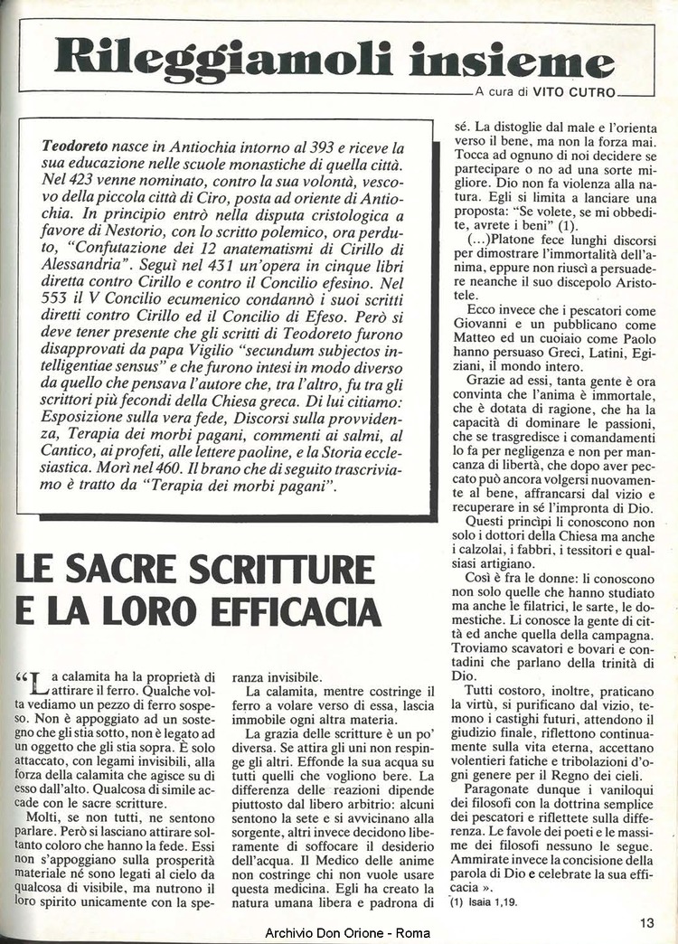 Don Orione, 79, 08, 01-10-1984, pagina 13
