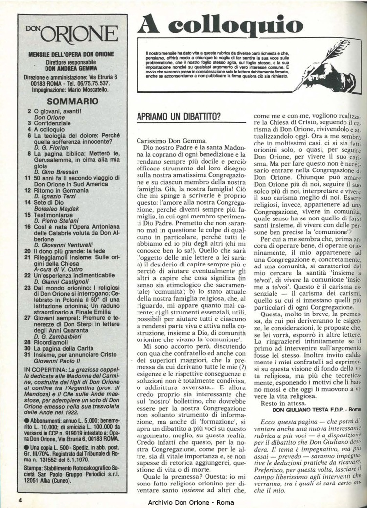 Don Orione, 79, 09, 01-11-1984, pagina 4