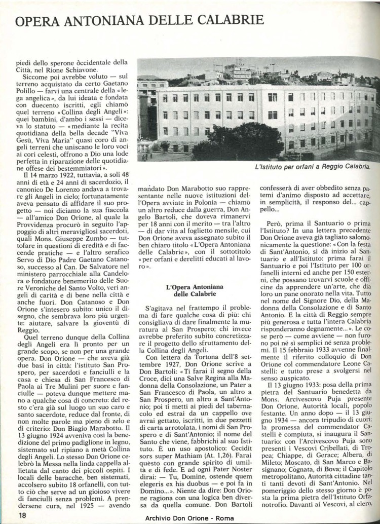 Don Orione, 79, 09, 01-11-1984, pagina 18