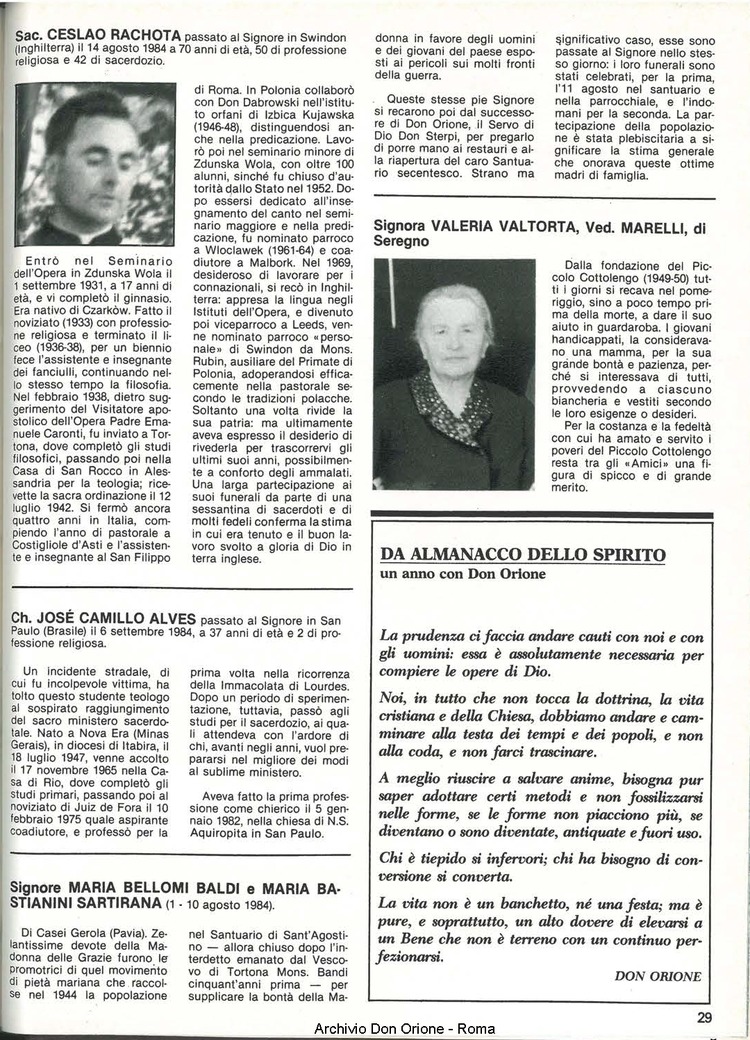 Don Orione, 79, 09, 01-11-1984, pagina 29