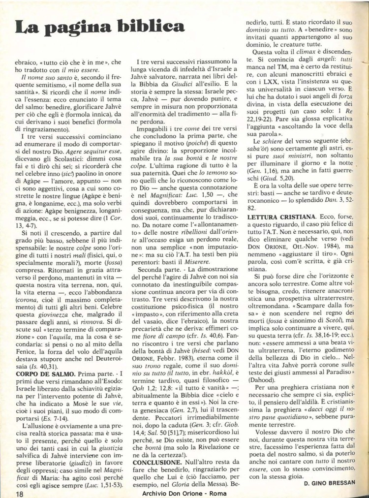 Don Orione, 79, 10, 01-12-1984, pagina 18