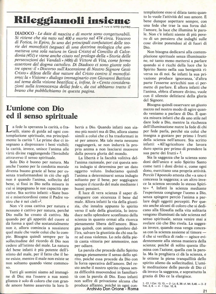 Don Orione, 79, 10, 01-12-1984, pagina 21