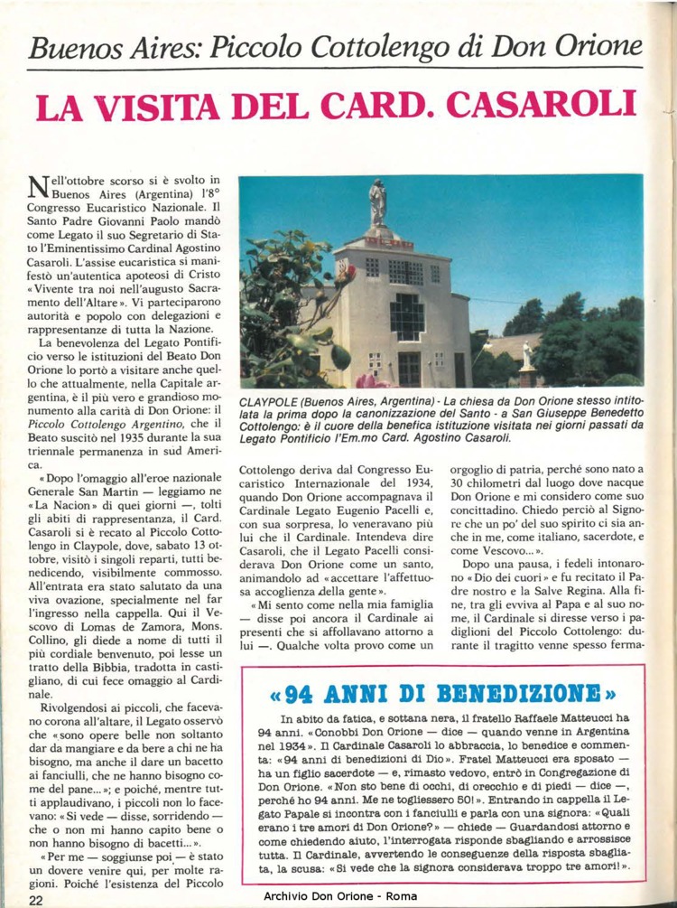 Don Orione, 79, 10, 01-12-1984, pagina 22
