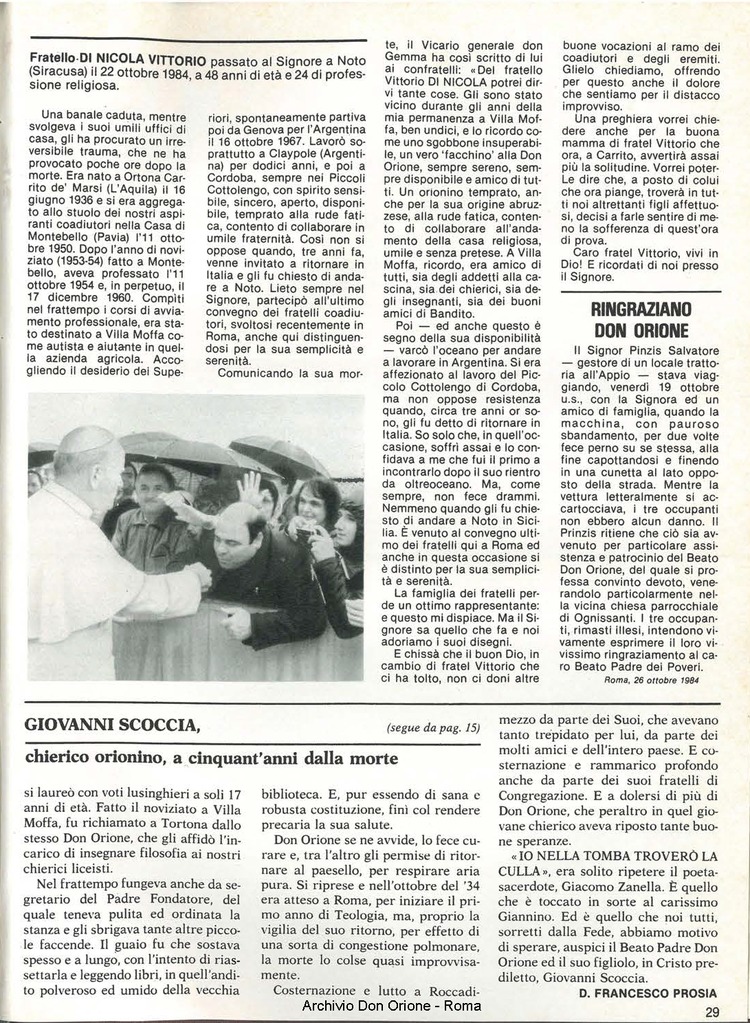Don Orione, 79, 10, 01-12-1984, pagina 29