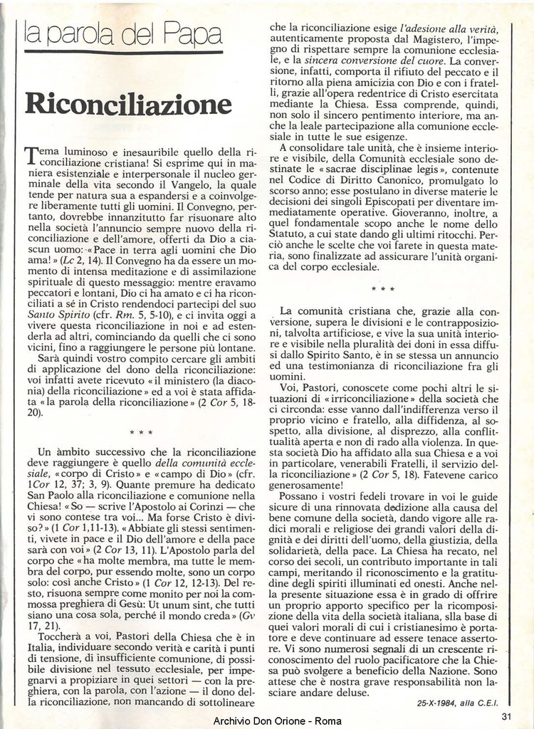 Don Orione, 79, 10, 01-12-1984, pagina 31