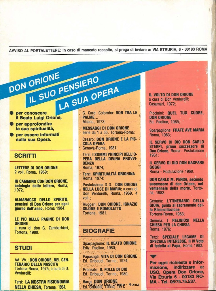 Don Orione, 79, 10, 01-12-1984, pagina 32