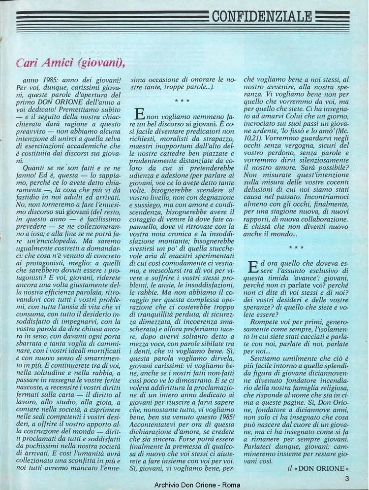 Don Orione, 80, 01, 01-01-1985, pagina 3