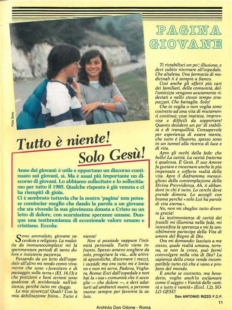 Don Orione, 80, 01, 01-01-1985, pagina 11