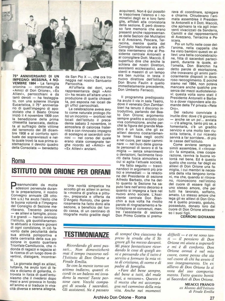 Don Orione, 80, 01, 01-01-1985, pagina 27