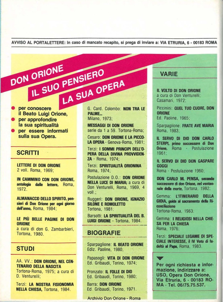 Don Orione, 80, 02, 01-02-1985, pagina 32