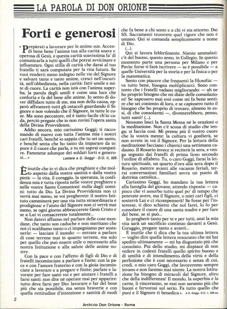 Don Orione, 80, 03, 01-03-1985, pagina 2