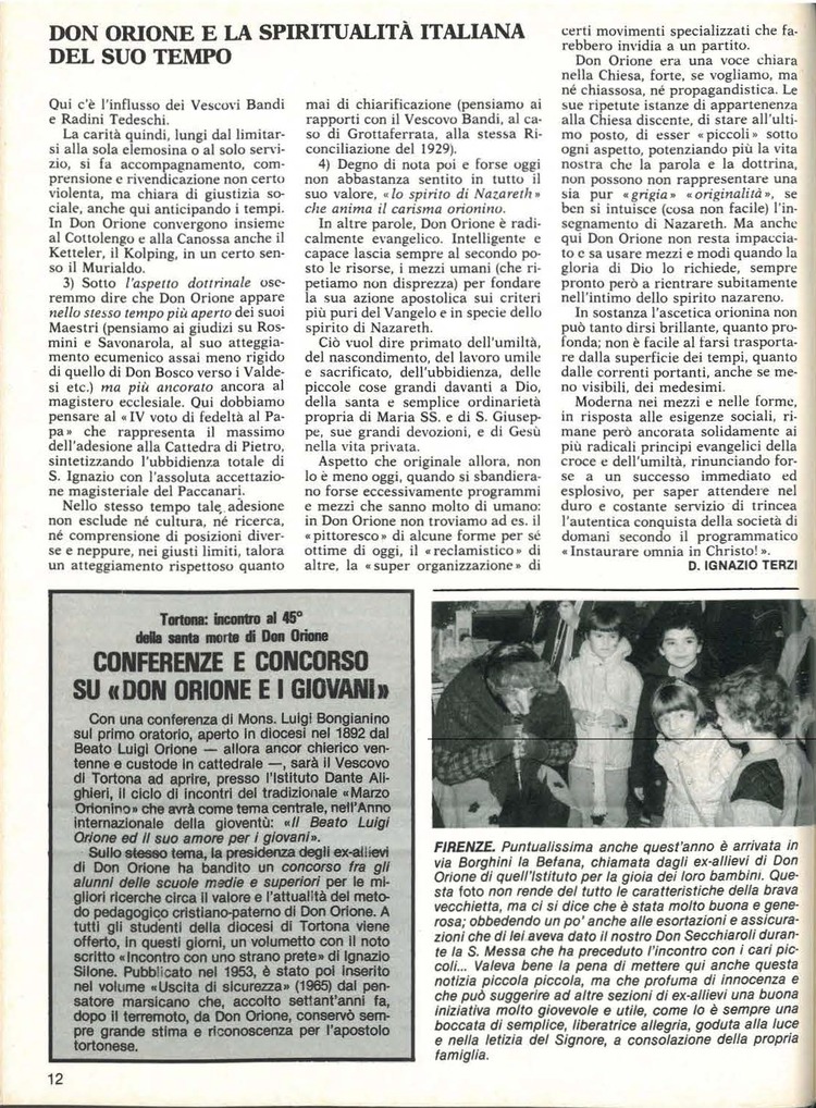 Don Orione, 80, 03, 01-03-1985, pagina 12