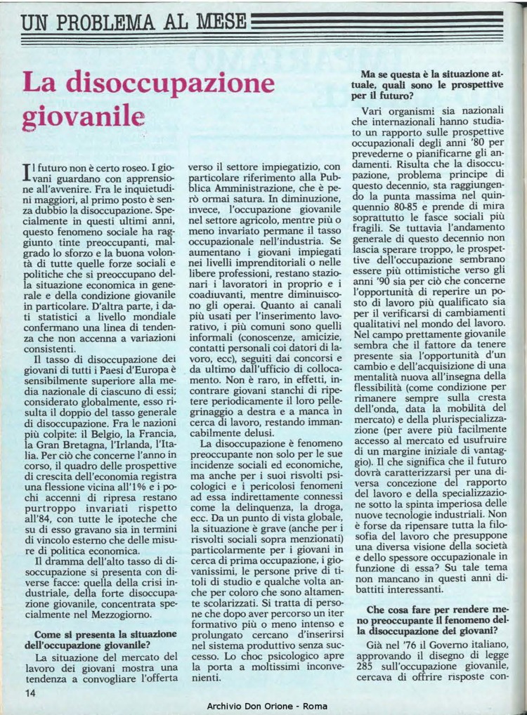 Don Orione, 80, 03, 01-03-1985, pagina 14