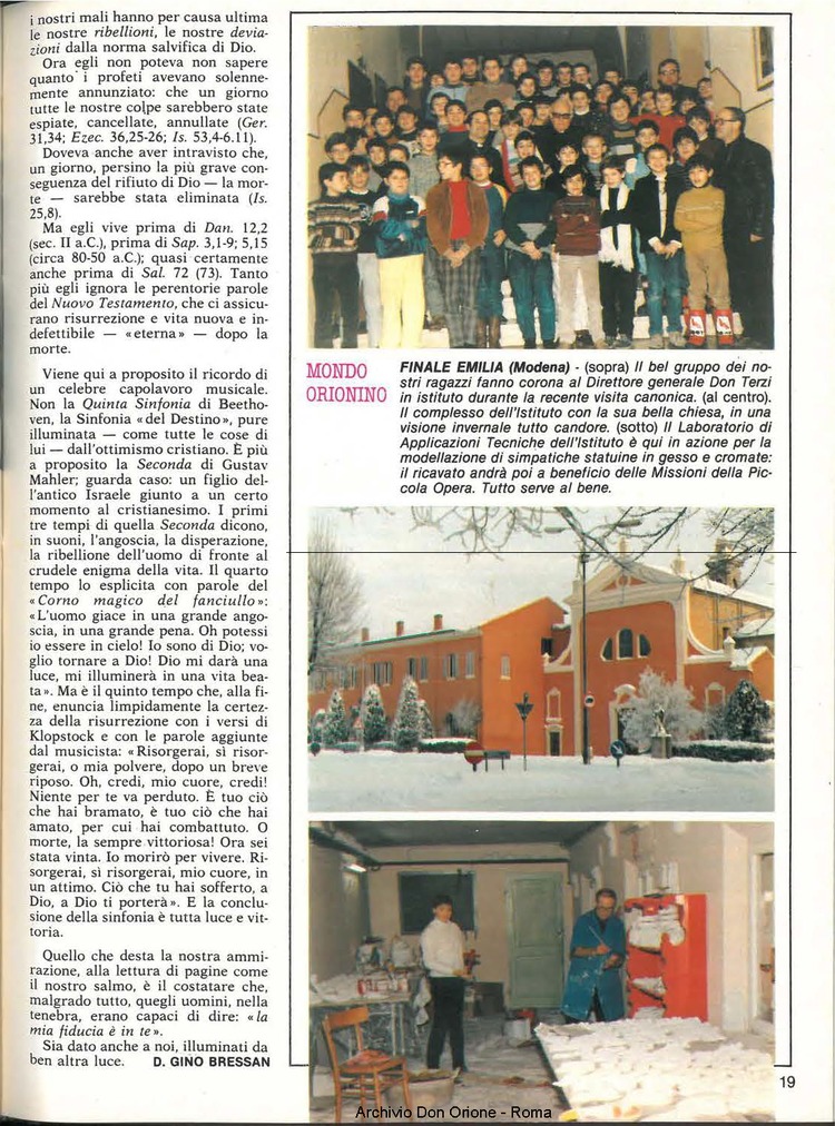 Don Orione, 80, 03, 01-03-1985, pagina 19