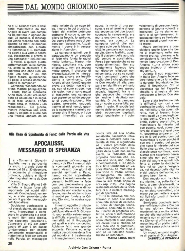 Don Orione, 80, 03, 01-03-1985, pagina 26