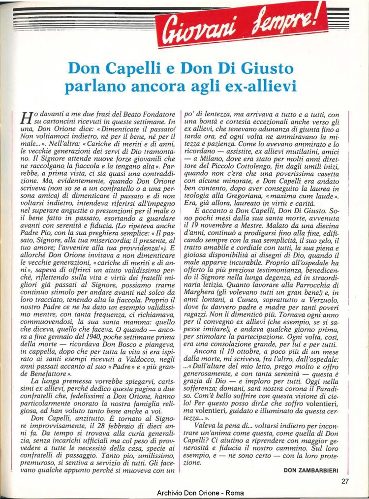 Don Orione, 80, 03, 01-03-1985, pagina 27