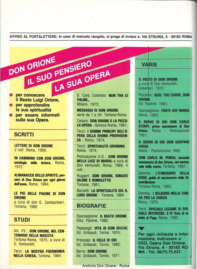 Don Orione, 80, 03, 01-03-1985, pagina 32
