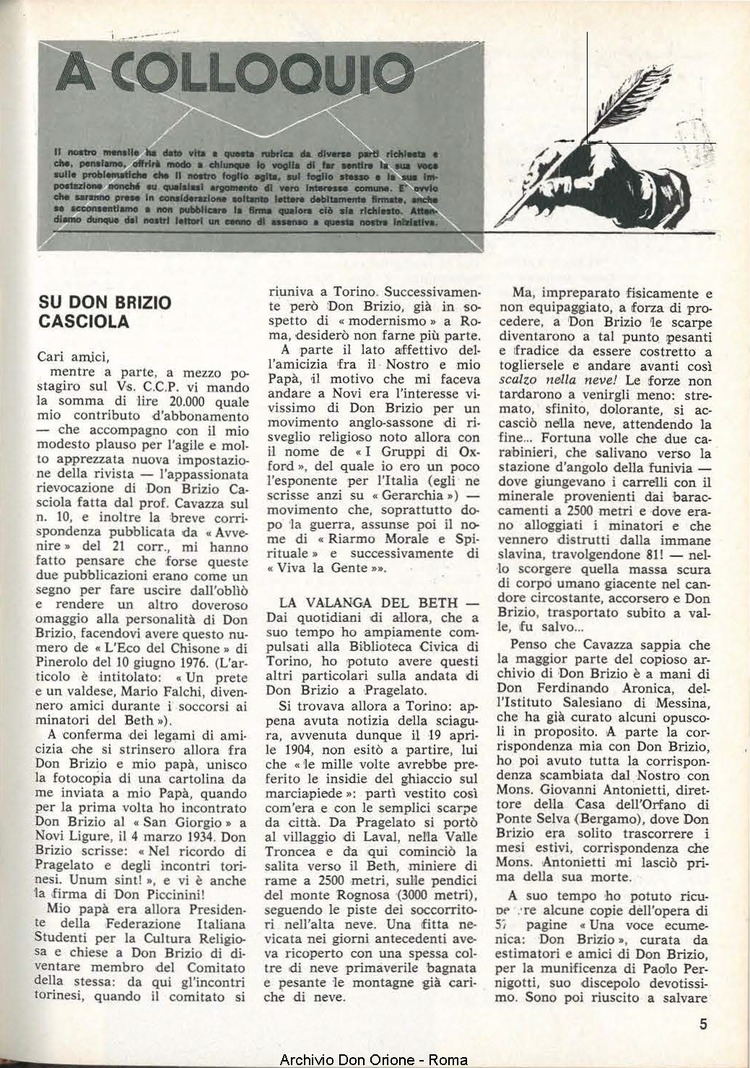 Don Orione, 80, 04, 01-04-1985, pagina 5