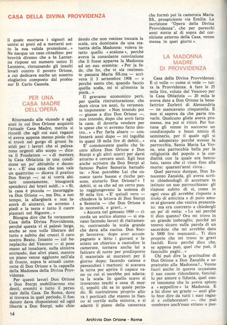 Don Orione, 80, 04, 01-04-1985, pagina 14