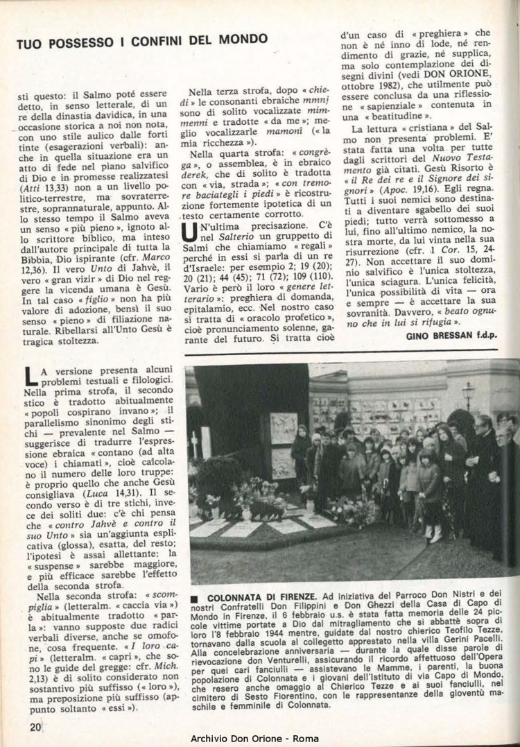 Don Orione, 80, 04, 01-04-1985, pagina 20