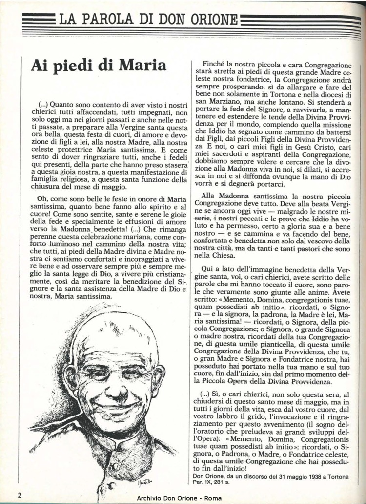 Don Orione, 80, 05, 01-05-1985, pagina 2