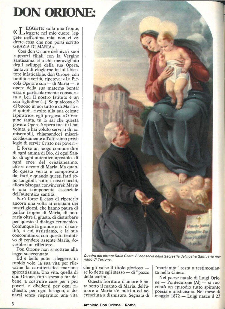 Don Orione, 80, 05, 01-05-1985, pagina 6