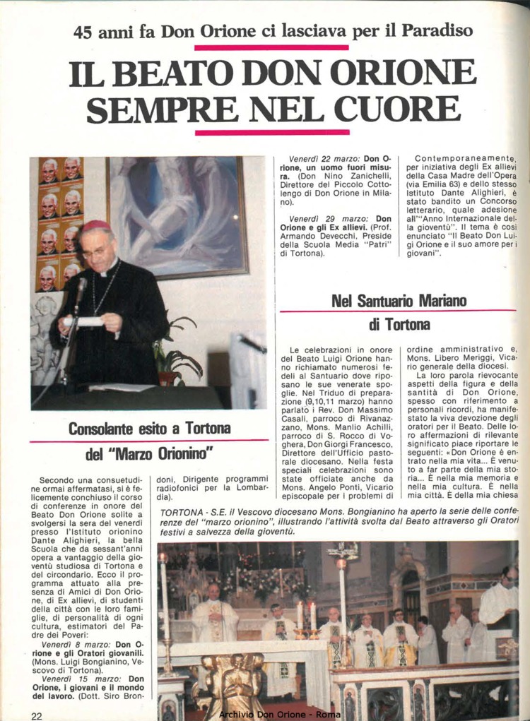 Don Orione, 80, 05, 01-05-1985, pagina 22