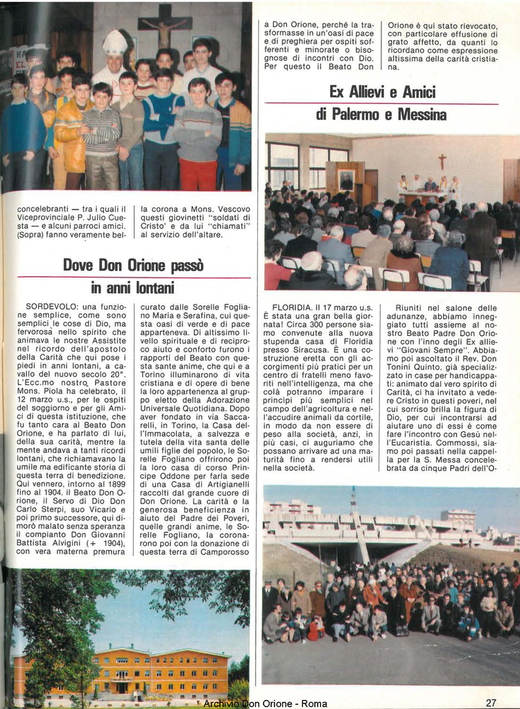 Don Orione, 80, 05, 01-05-1985, pagina 27