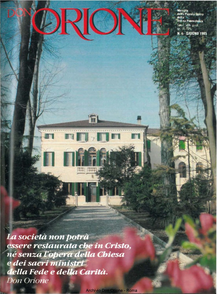 Don Orione, 80, 06, 01-06-1985, pagina 1