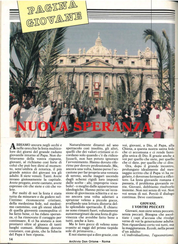 Don Orione, 80, 06, 01-06-1985, pagina 14