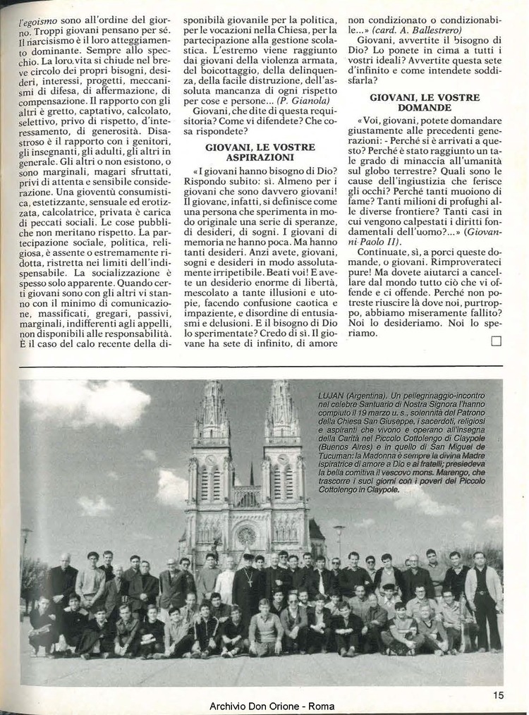 Don Orione, 80, 06, 01-06-1985, pagina 15