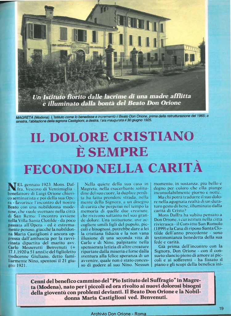 Don Orione, 80, 06, 01-06-1985, pagina 19