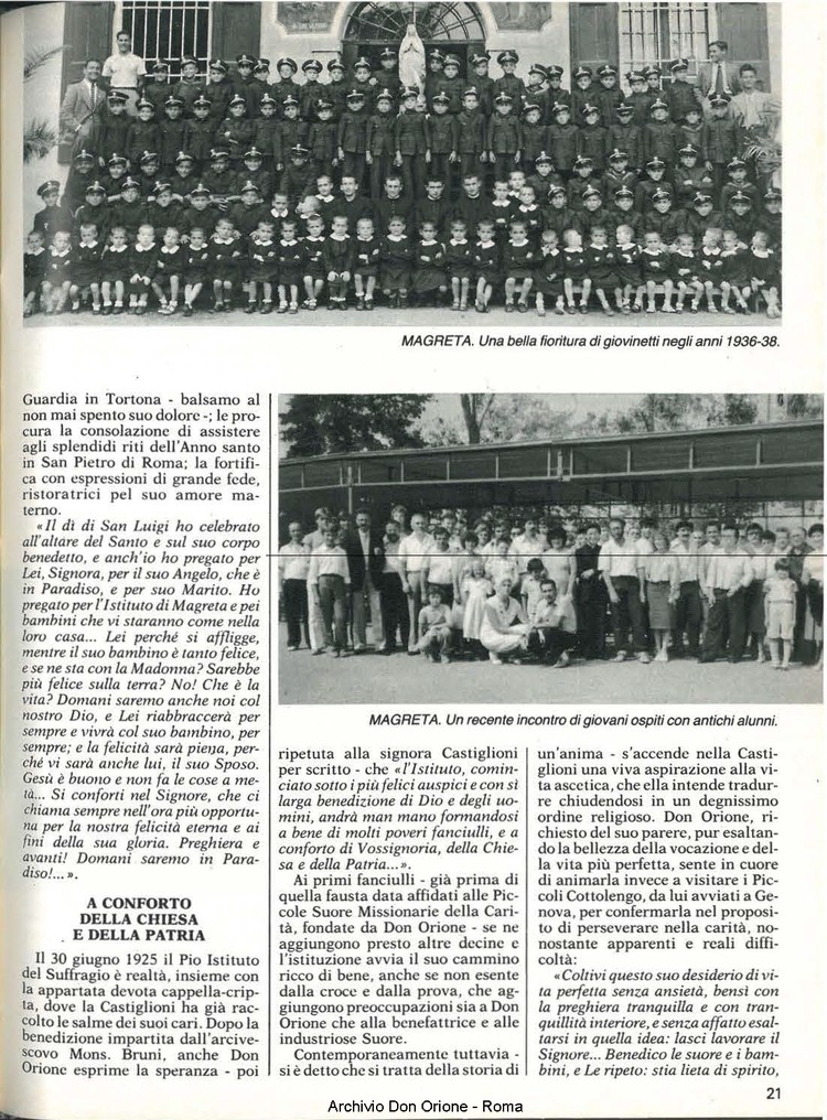 Don Orione, 80, 06, 01-06-1985, pagina 21