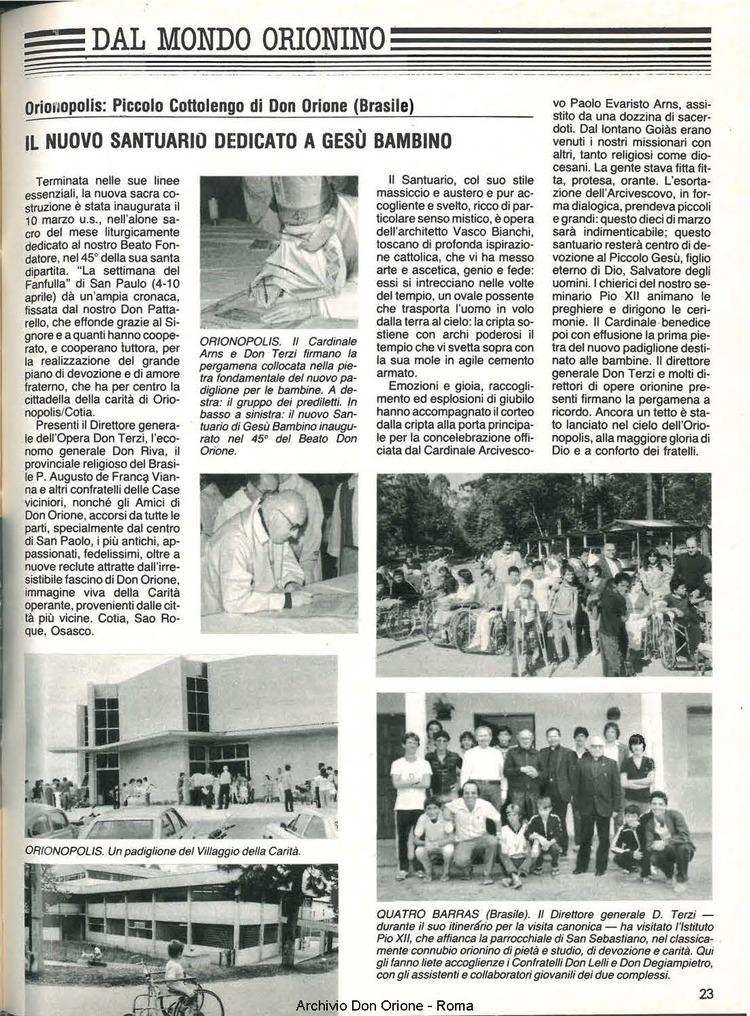 Don Orione, 80, 06, 01-06-1985, pagina 23