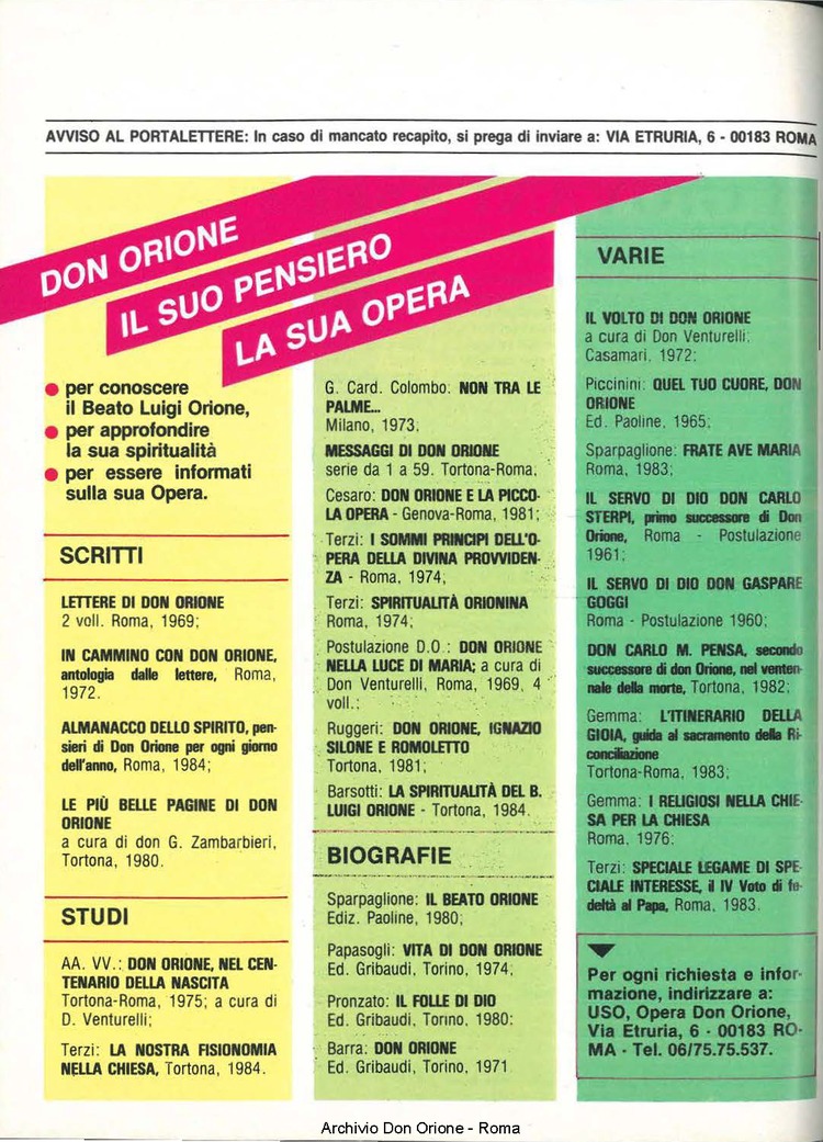 Don Orione, 80, 06, 01-06-1985, pagina 32