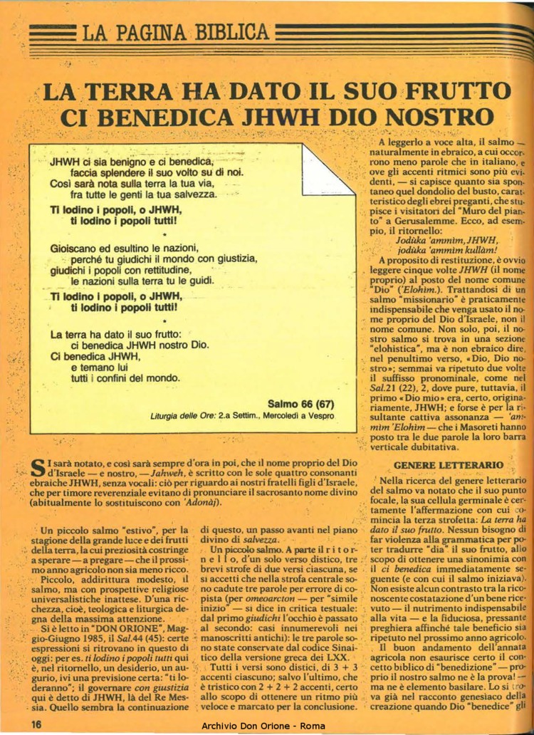 Don Orione, 80, 07, 01-07-1985, pagina 16