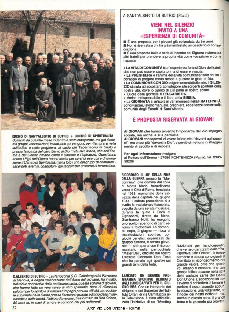 Don Orione, 80, 07, 01-07-1985, pagina 22