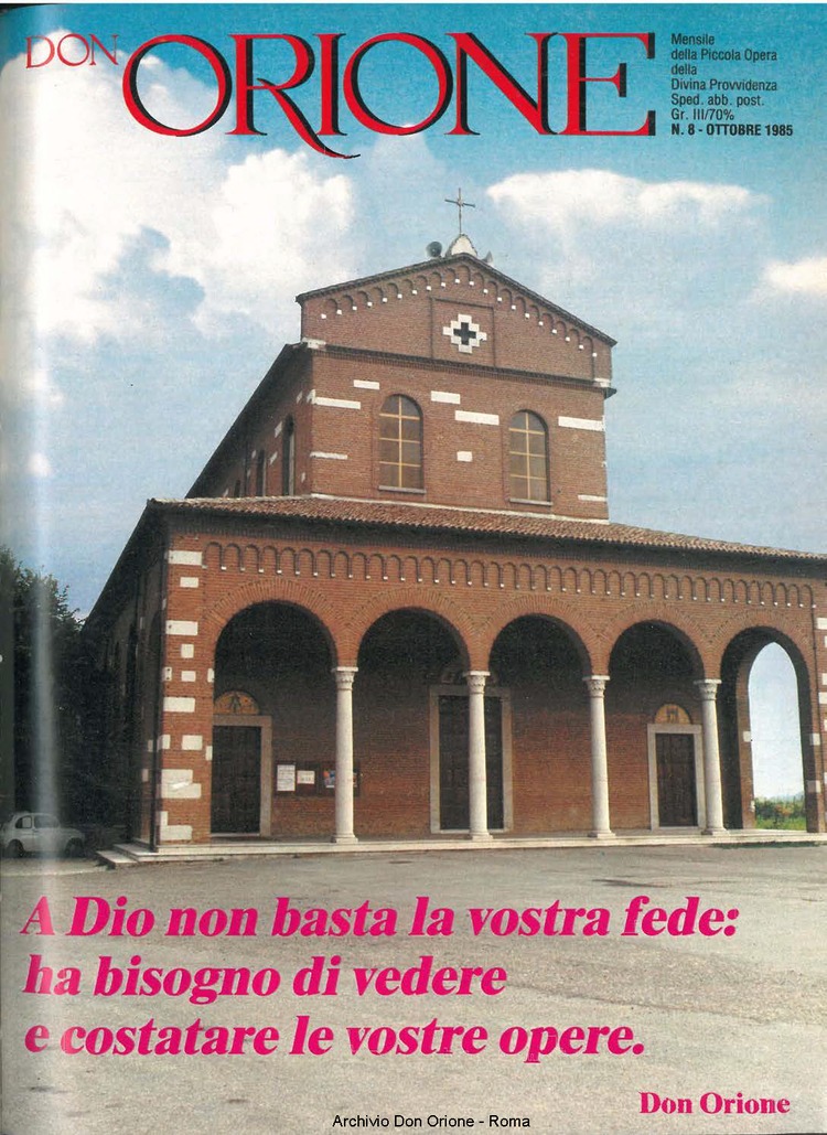 Don Orione, 80, 08, 01-10-1985, pagina 1