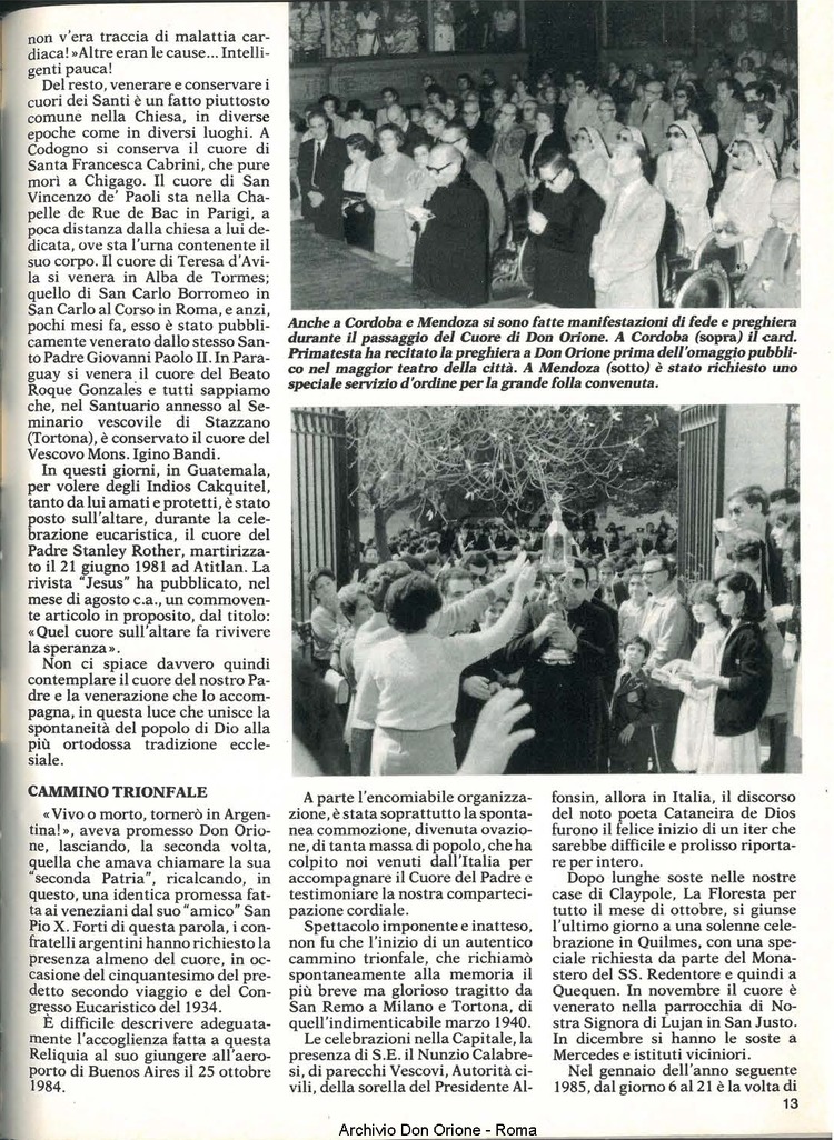 Don Orione, 80, 08, 01-10-1985, pagina 13