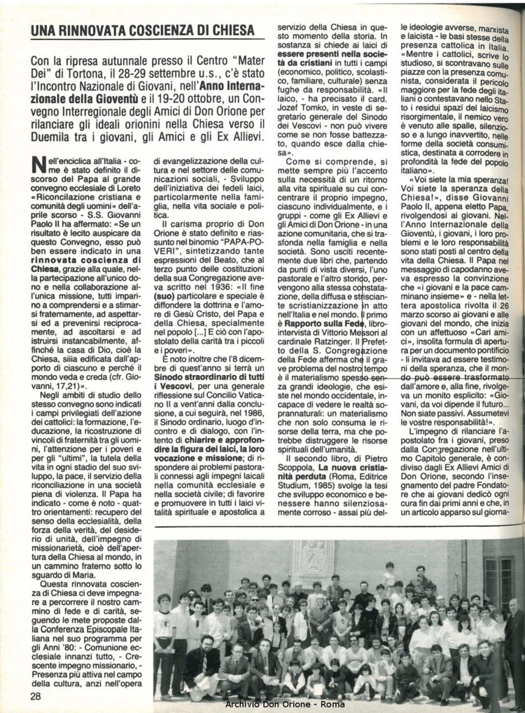 Don Orione, 80, 08, 01-10-1985, pagina 28
