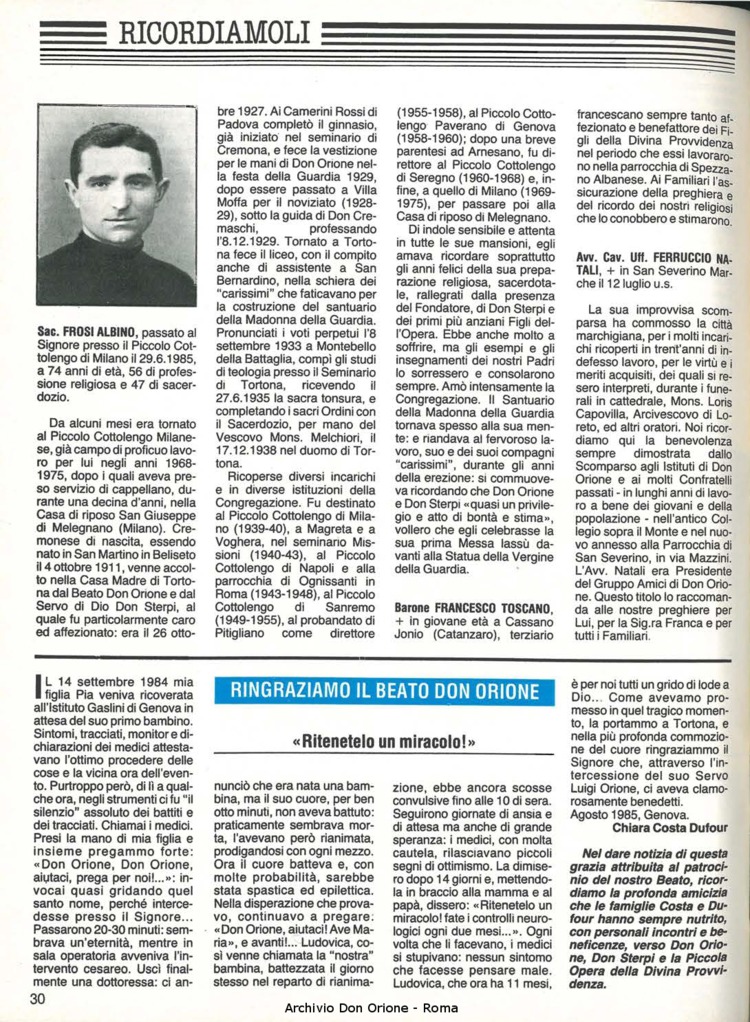 Don Orione, 80, 08, 01-10-1985, pagina 30