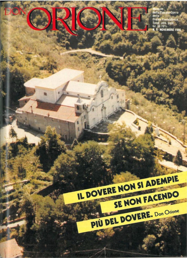 Don Orione, 80, 09, 01-11-1985, pagina 1