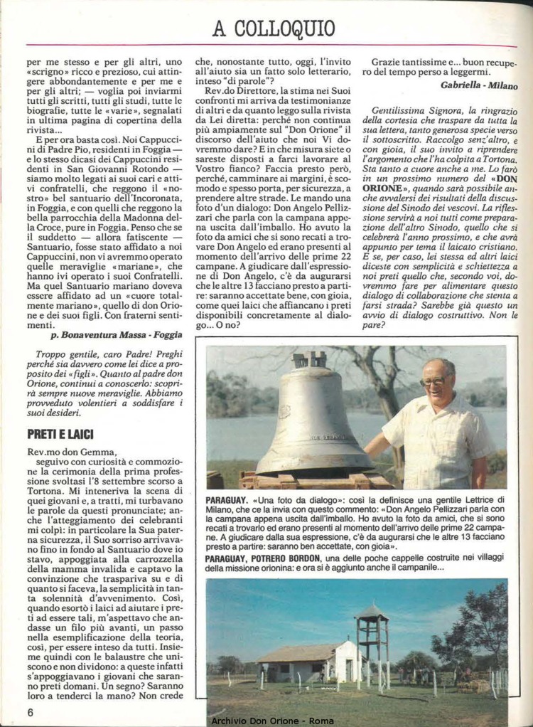 Don Orione, 80, 09, 01-11-1985, pagina 6