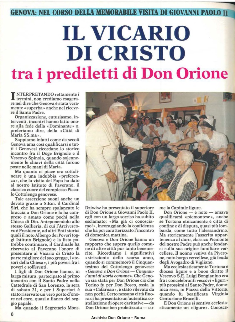 Don Orione, 80, 09, 01-11-1985, pagina 8