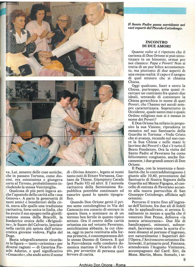 Don Orione, 80, 09, 01-11-1985, pagina 9