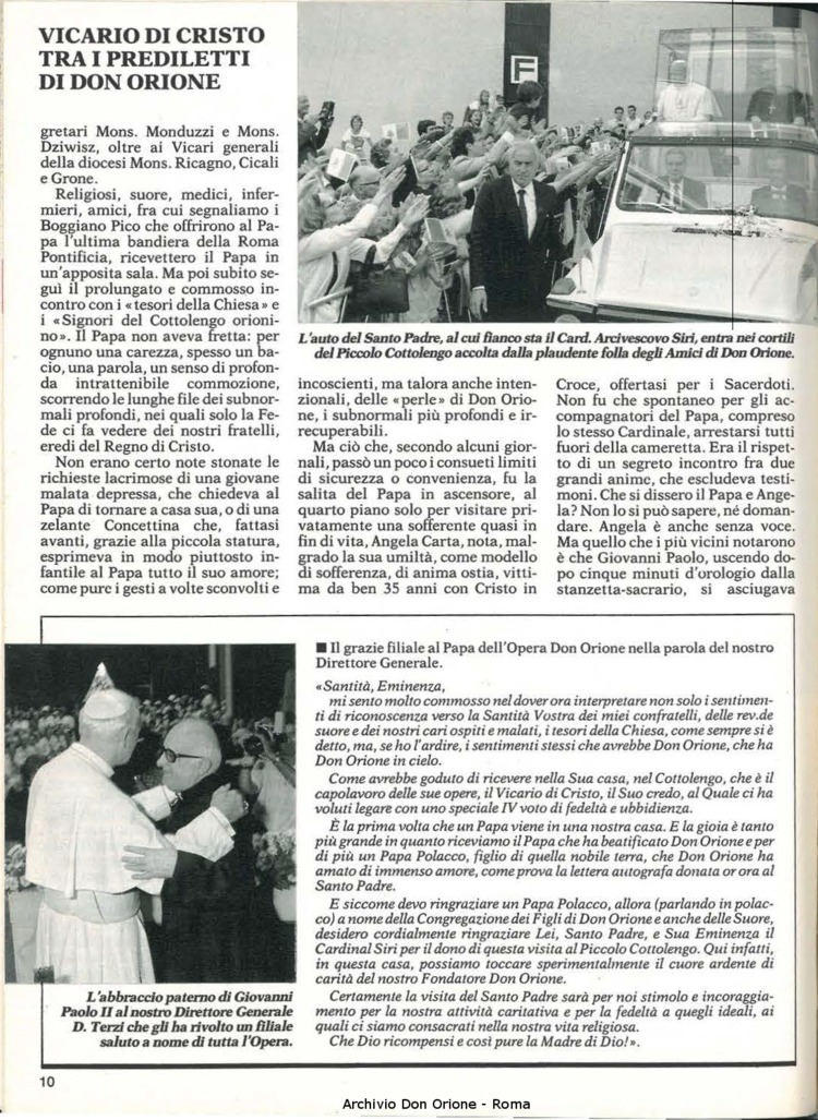 Don Orione, 80, 09, 01-11-1985, pagina 10