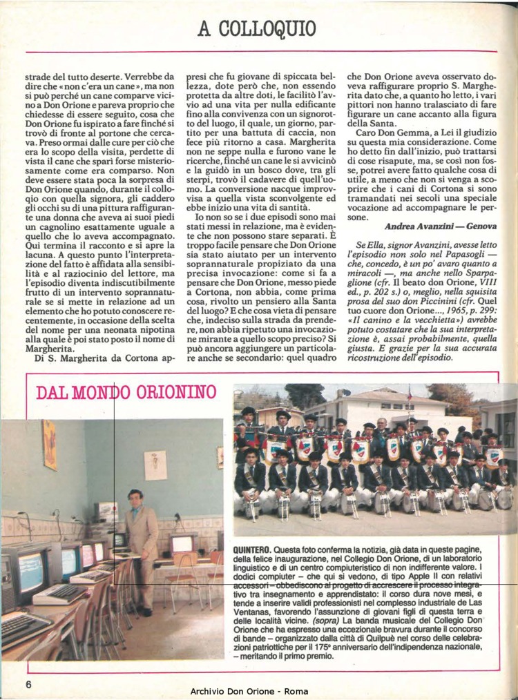 Don Orione, 80, 10, 01-12-1985, pagina 6