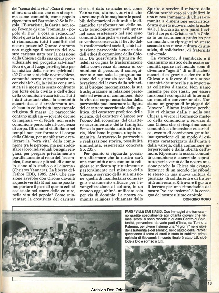 Don Orione, 80, 10, 01-12-1985, pagina 13